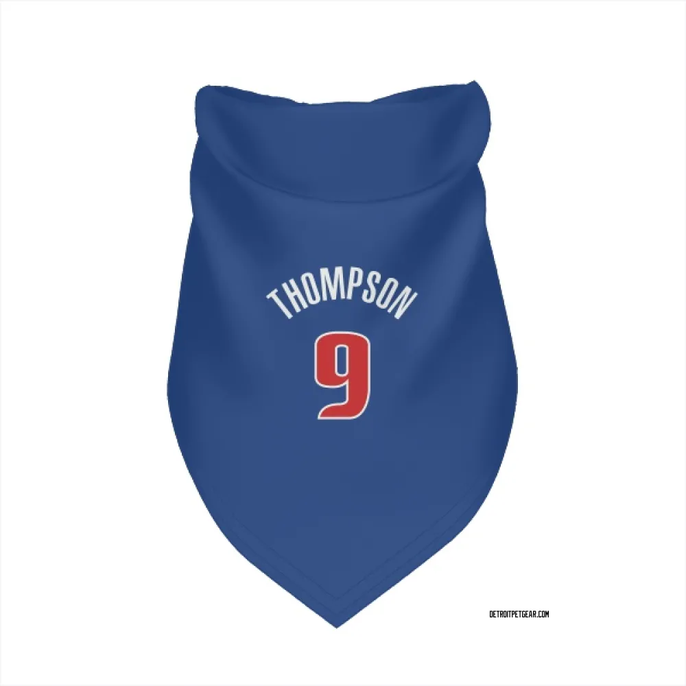 Detroit Pistons Ausar Thompson Blue Pet Bandana for Dog & Cat