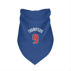 Detroit Pistons Ausar Thompson Blue Pet Bandana for Dog & Cat