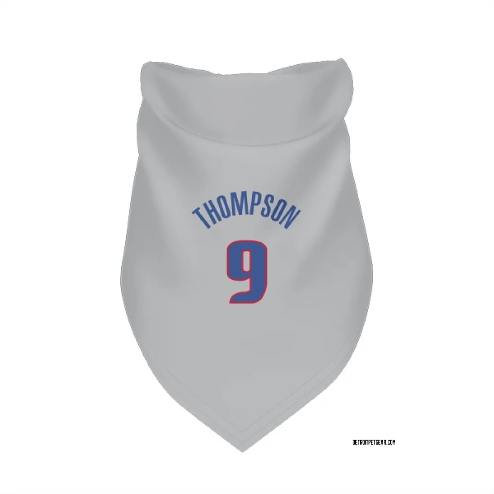 Detroit Pistons Ausar Thompson Gray Pet Bandana for Dog & Cat