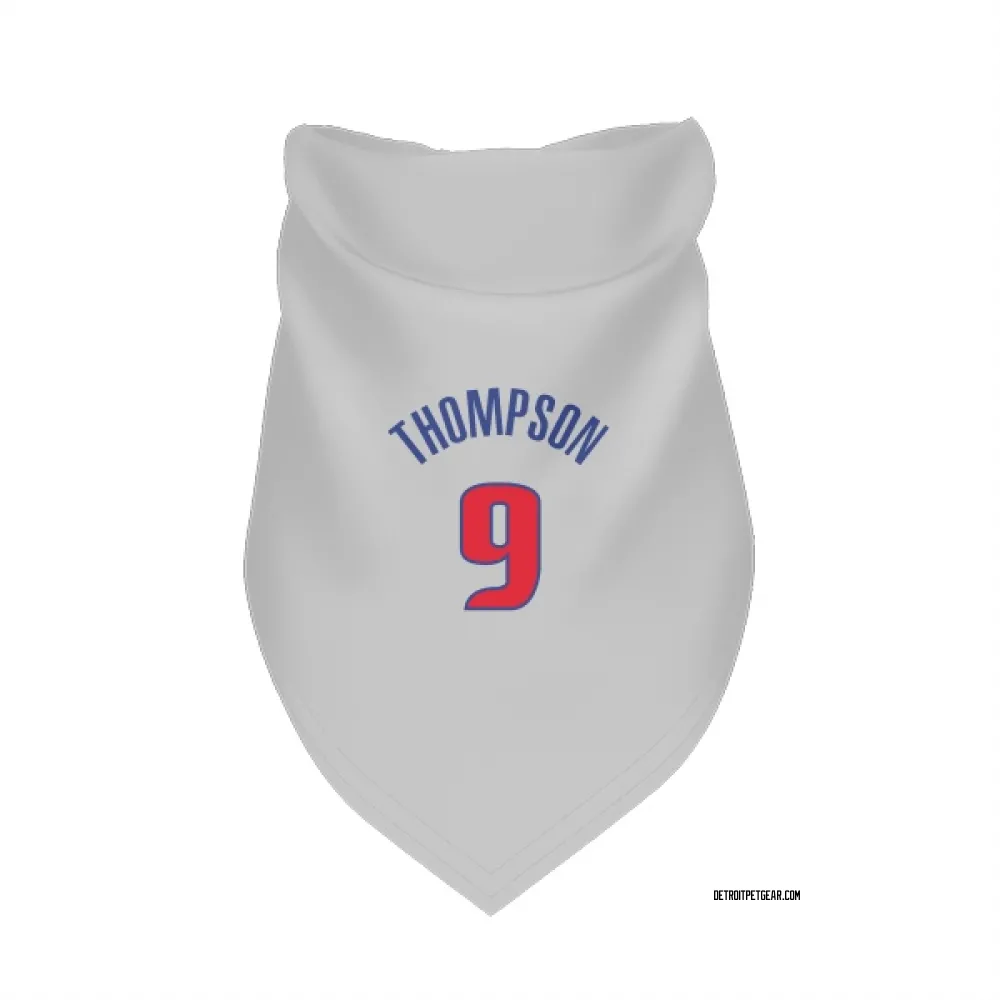 Detroit Pistons Ausar Thompson White Pet Bandana for Dog & Cat