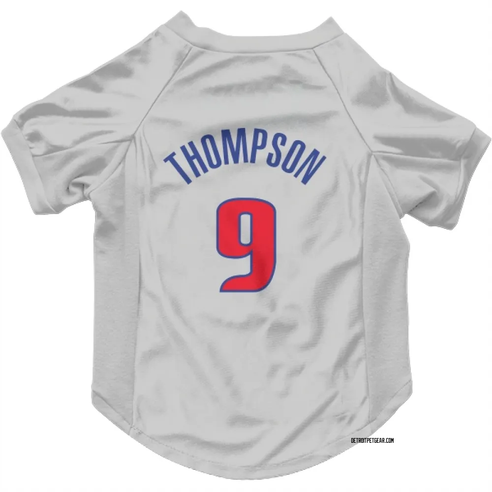 Detroit Pistons Ausar Thompson White Pet Jersey for Dog & Cat