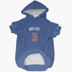 Detroit Pistons Ben Wallace Blue Pet Hoodie for Dog & Cat