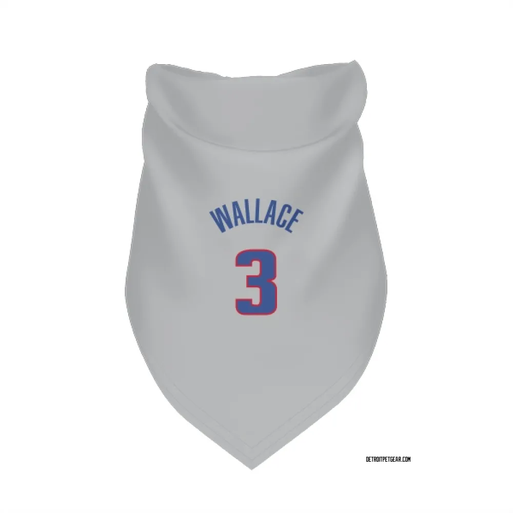 Detroit Pistons Ben Wallace Gray Pet Bandana for Dog & Cat