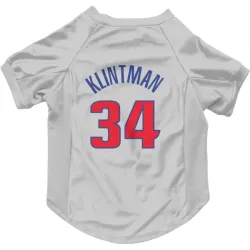 Detroit Pistons Bobi Klintman White Pet Jersey for Dog & Cat