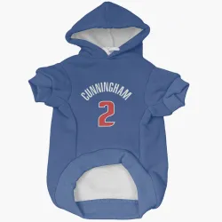 Detroit Pistons Cade Cunningham Blue Pet Hoodie for Dog & Cat