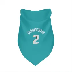 Detroit Pistons Cade Cunningham Teal Pet Bandana for Dog & Cat
