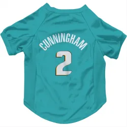 Detroit Pistons Cade Cunningham Teal Pet Jersey for Dog & Cat