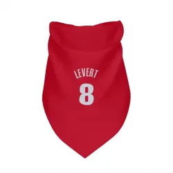 Detroit Pistons Caris LeVert Red Pet Bandana for Dog & Cat