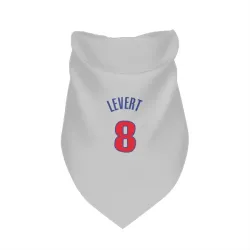 Detroit Pistons Caris LeVert White Pet Bandana for Dog & Cat
