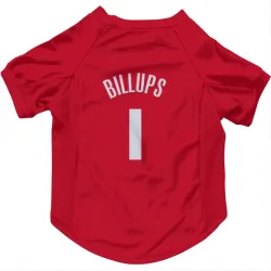 Detroit Pistons Chauncey Billups Red Pet Jersey for Dog & Cat