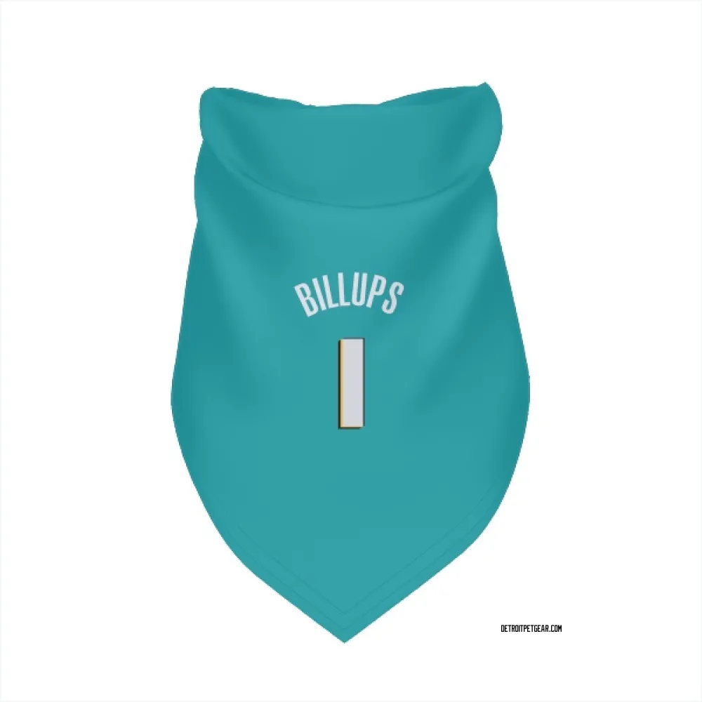 Detroit Pistons Chauncey Billups Teal Pet Bandana for Dog & Cat