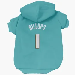 Detroit Pistons Chauncey Billups Teal Pet Hoodie for Dog & Cat
