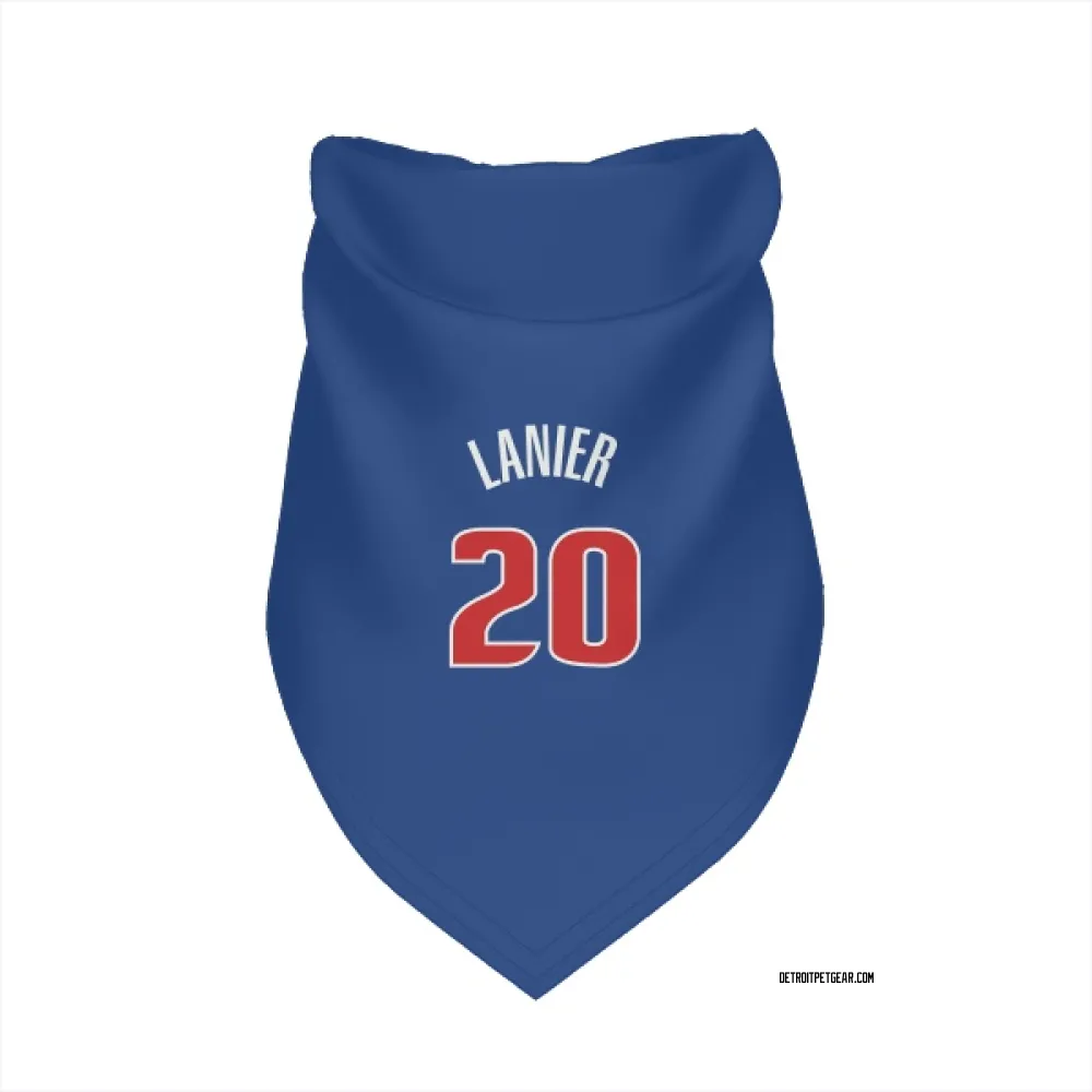 Detroit Pistons Chaz Lanier Blue Pet Bandana for Dog & Cat