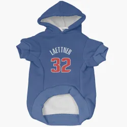 Detroit Pistons Christian Laettner Blue Pet Hoodie for Dog & Cat