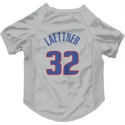 Detroit Pistons Christian Laettner Gray Pet Jersey for Dog & Cat