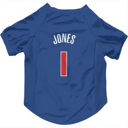Detroit Pistons Colby Jones Blue Pet Jersey for Dog & Cat