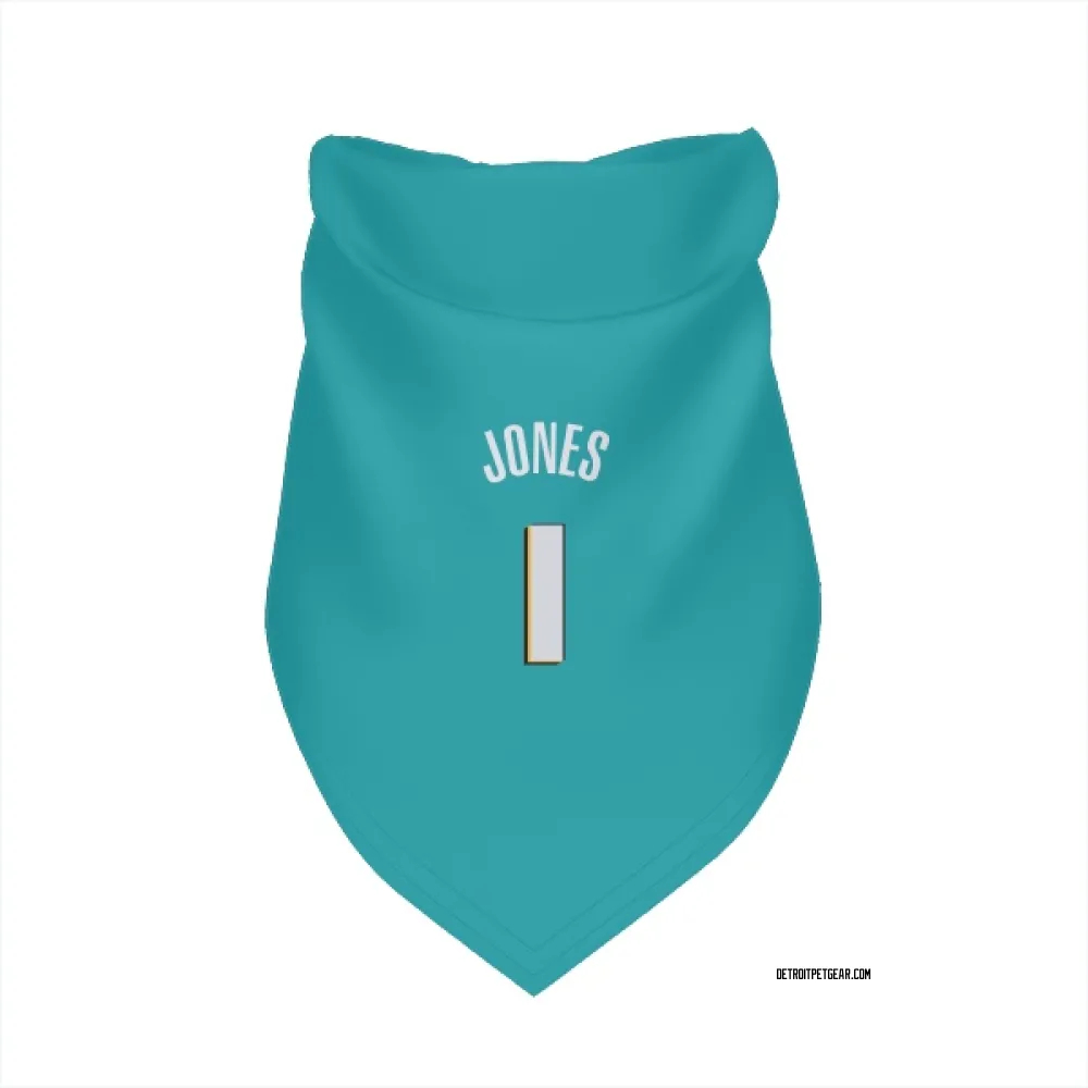 Detroit Pistons Colby Jones Teal Pet Bandana for Dog & Cat