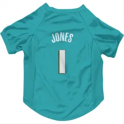 Detroit Pistons Colby Jones Teal Pet Jersey for Dog & Cat