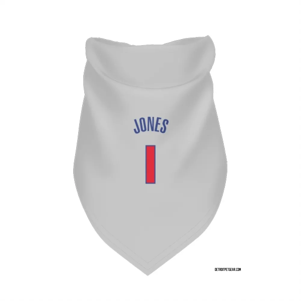 Detroit Pistons Colby Jones White Pet Bandana for Dog & Cat