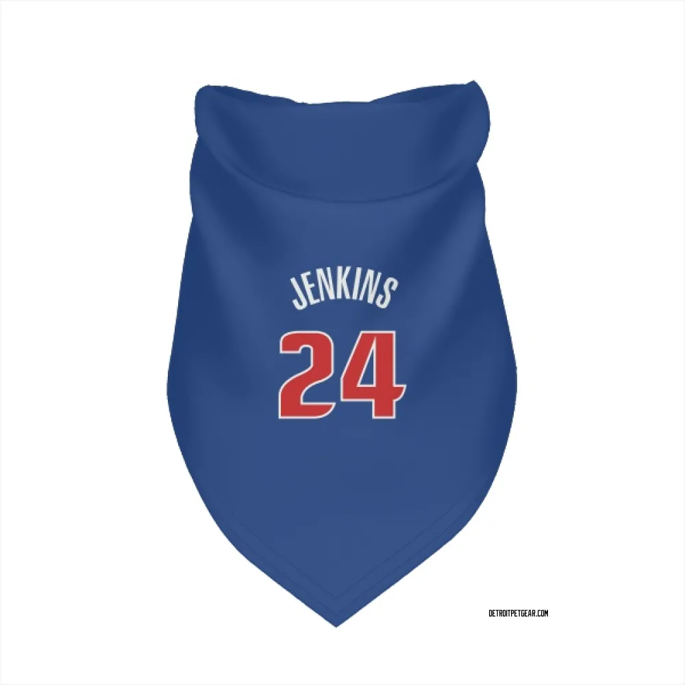 Detroit Pistons Daniss Jenkins Blue Pet Bandana for Dog & Cat