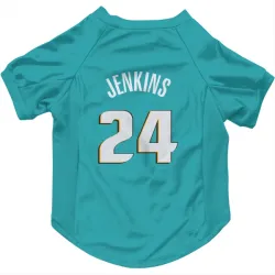 Detroit Pistons Daniss Jenkins Teal Pet Jersey for Dog & Cat
