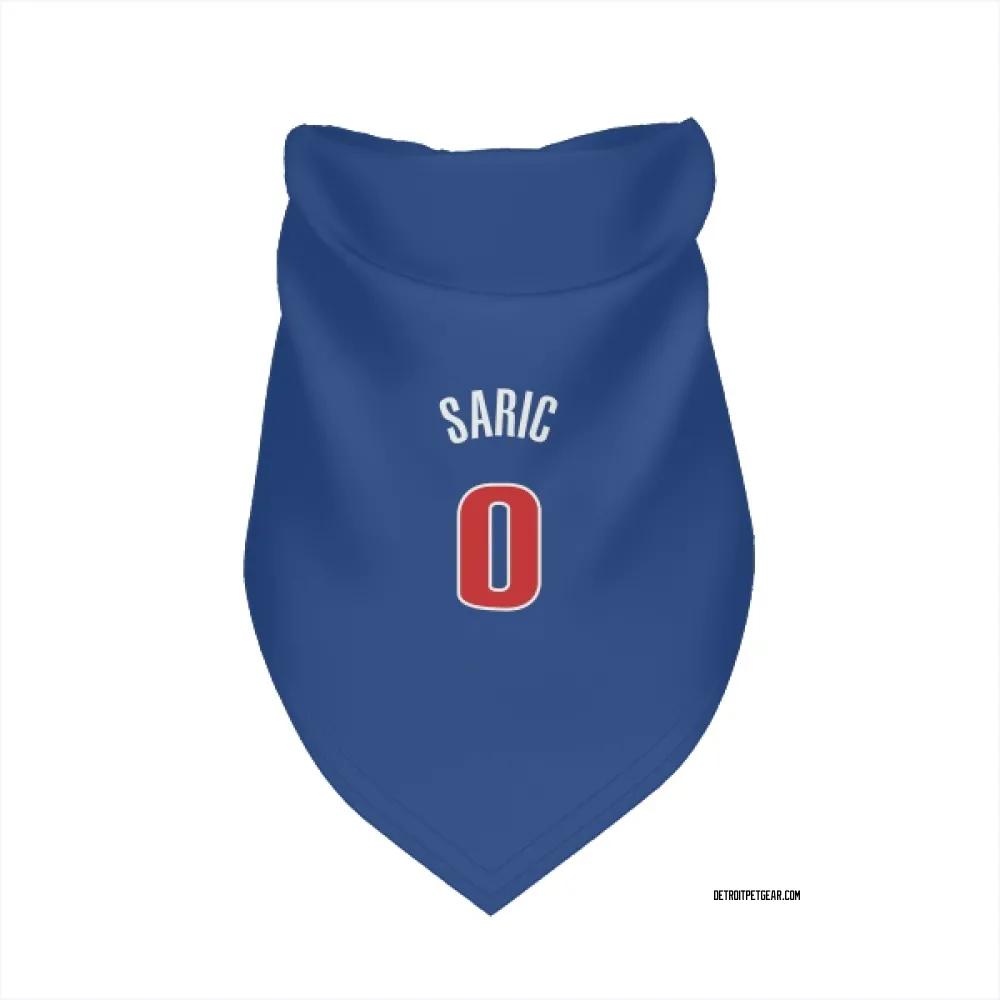 Detroit Pistons Dario Saric Blue Pet Bandana for Dog & Cat