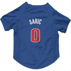 Detroit Pistons Dario Saric Blue Pet Jersey for Dog & Cat