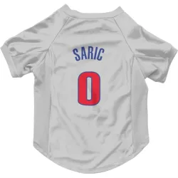 Detroit Pistons Dario Saric White Pet Jersey for Dog & Cat