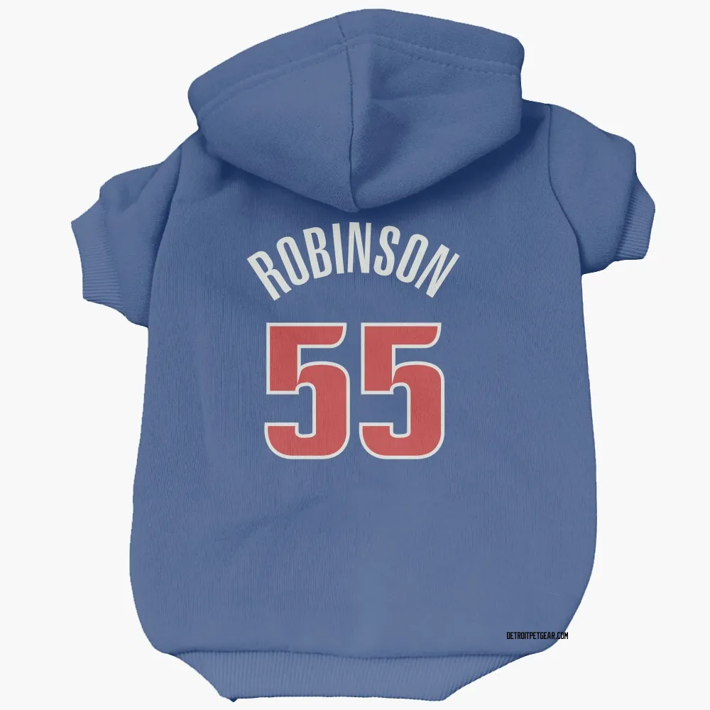 Detroit Pistons Duncan Robinson Blue Pet Hoodie for Dog & Cat