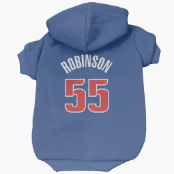 Detroit Pistons Duncan Robinson Blue Pet Hoodie for Dog & Cat