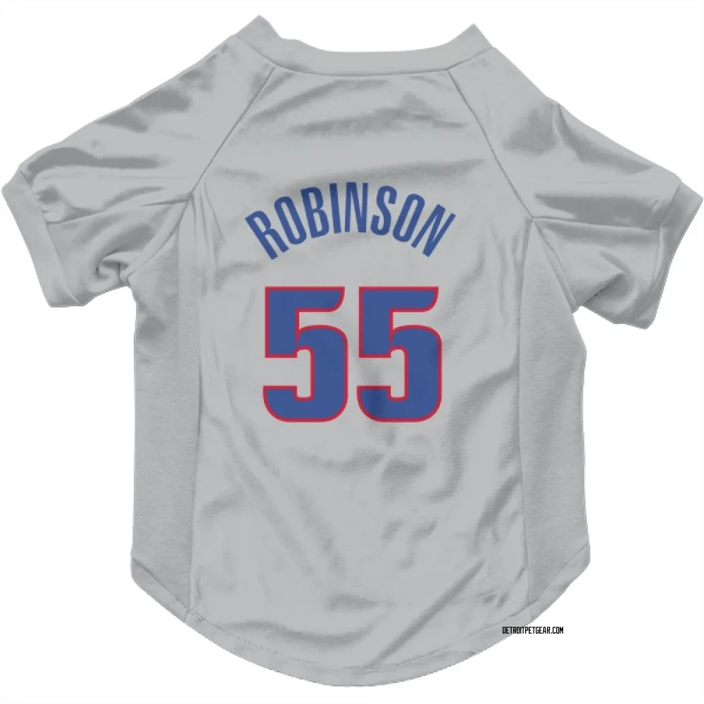 Detroit Pistons Duncan Robinson Gray Pet Jersey for Dog & Cat