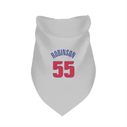Detroit Pistons Duncan Robinson White Pet Bandana for Dog & Cat