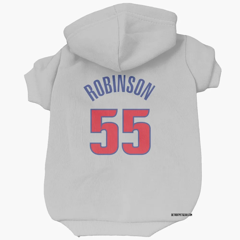 Detroit Pistons Duncan Robinson White Pet Hoodie for Dog & Cat