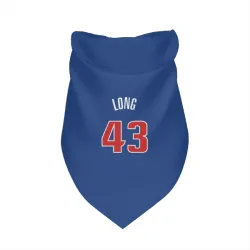 Detroit Pistons Grant Long Blue Pet Bandana for Dog & Cat