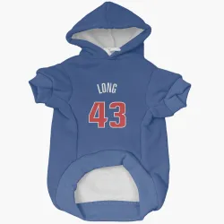 Detroit Pistons Grant Long Blue Pet Hoodie for Dog & Cat