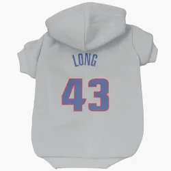 Detroit Pistons Grant Long Gray Pet Hoodie for Dog & Cat