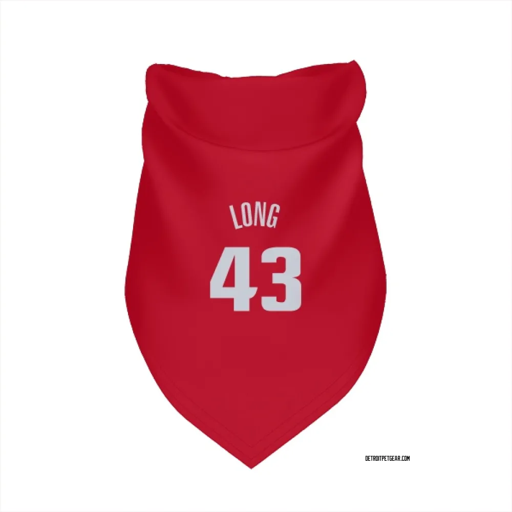 Detroit Pistons Grant Long Red Pet Bandana for Dog & Cat