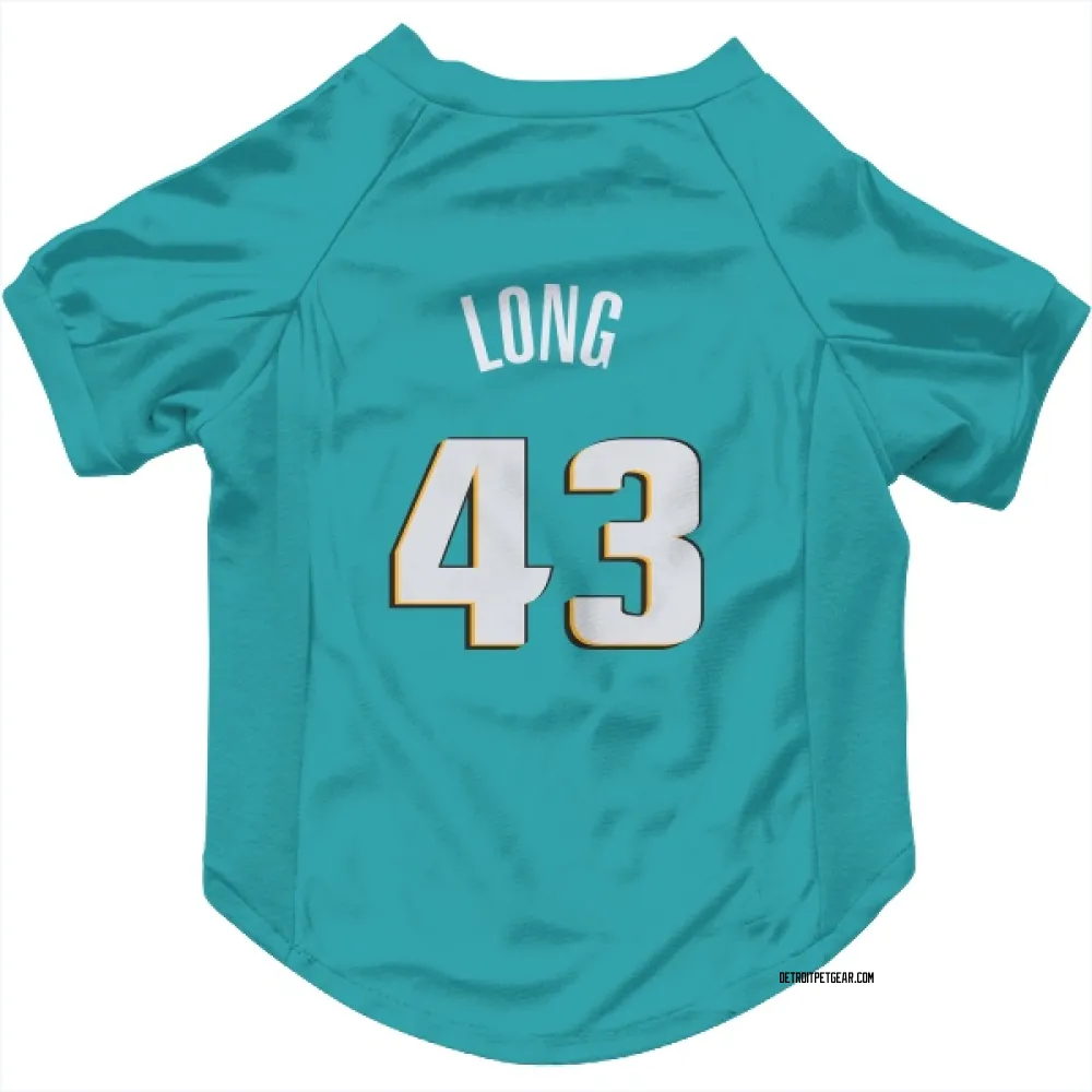 Detroit Pistons Grant Long Teal Pet Jersey for Dog & Cat