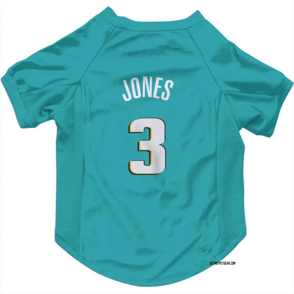 Detroit Pistons Isaac Jones Teal Pet Jersey for Dog & Cat