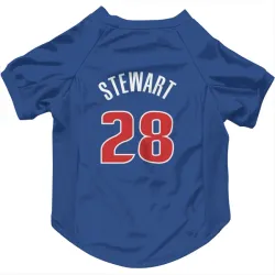 Detroit Pistons Isaiah Stewart Blue Pet Jersey for Dog & Cat