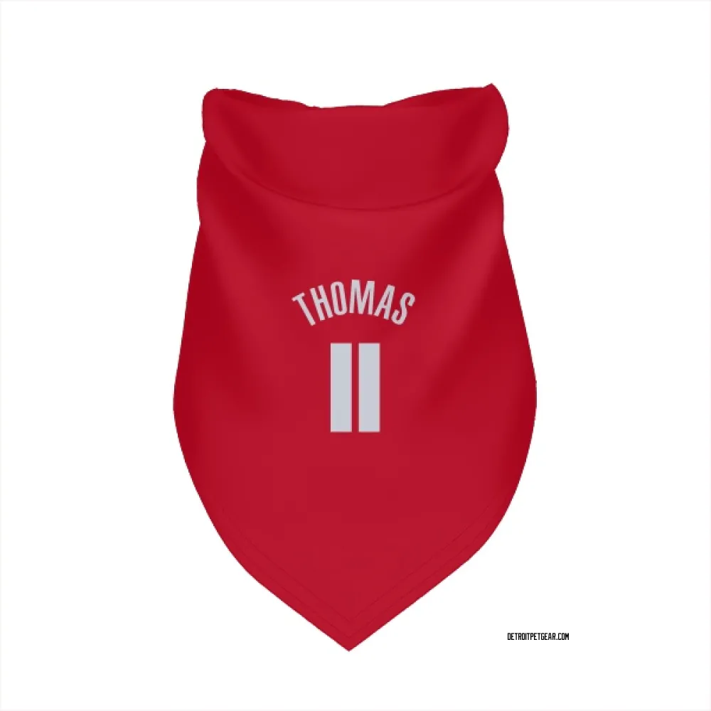 Detroit Pistons Isiah Thomas Red Pet Bandana for Dog & Cat