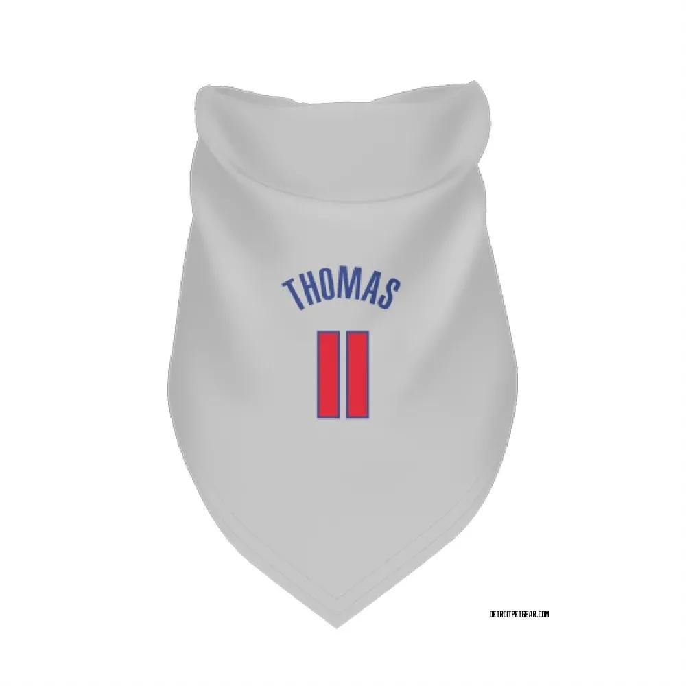 Detroit Pistons Isiah Thomas White Pet Bandana for Dog & Cat