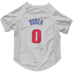 Detroit Pistons Jalen Duren White Pet Jersey for Dog & Cat