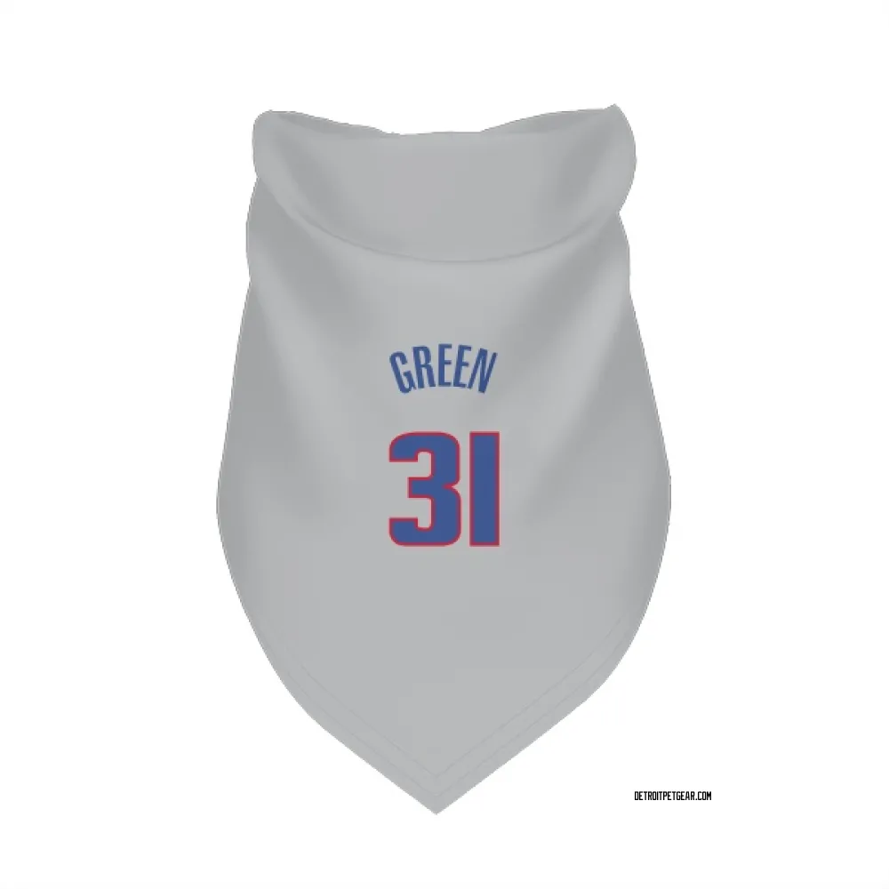 Detroit Pistons Javonte Green Gray Pet Bandana for Dog & Cat