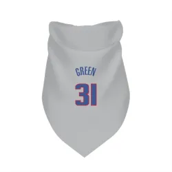Detroit Pistons Javonte Green Gray Pet Bandana for Dog & Cat