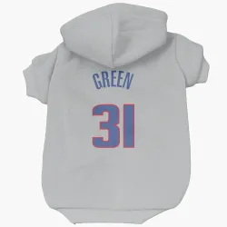 Detroit Pistons Javonte Green Gray Pet Hoodie for Dog & Cat