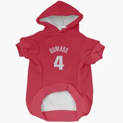 Detroit Pistons Joe Dumars Red Pet Hoodie for Dog & Cat
