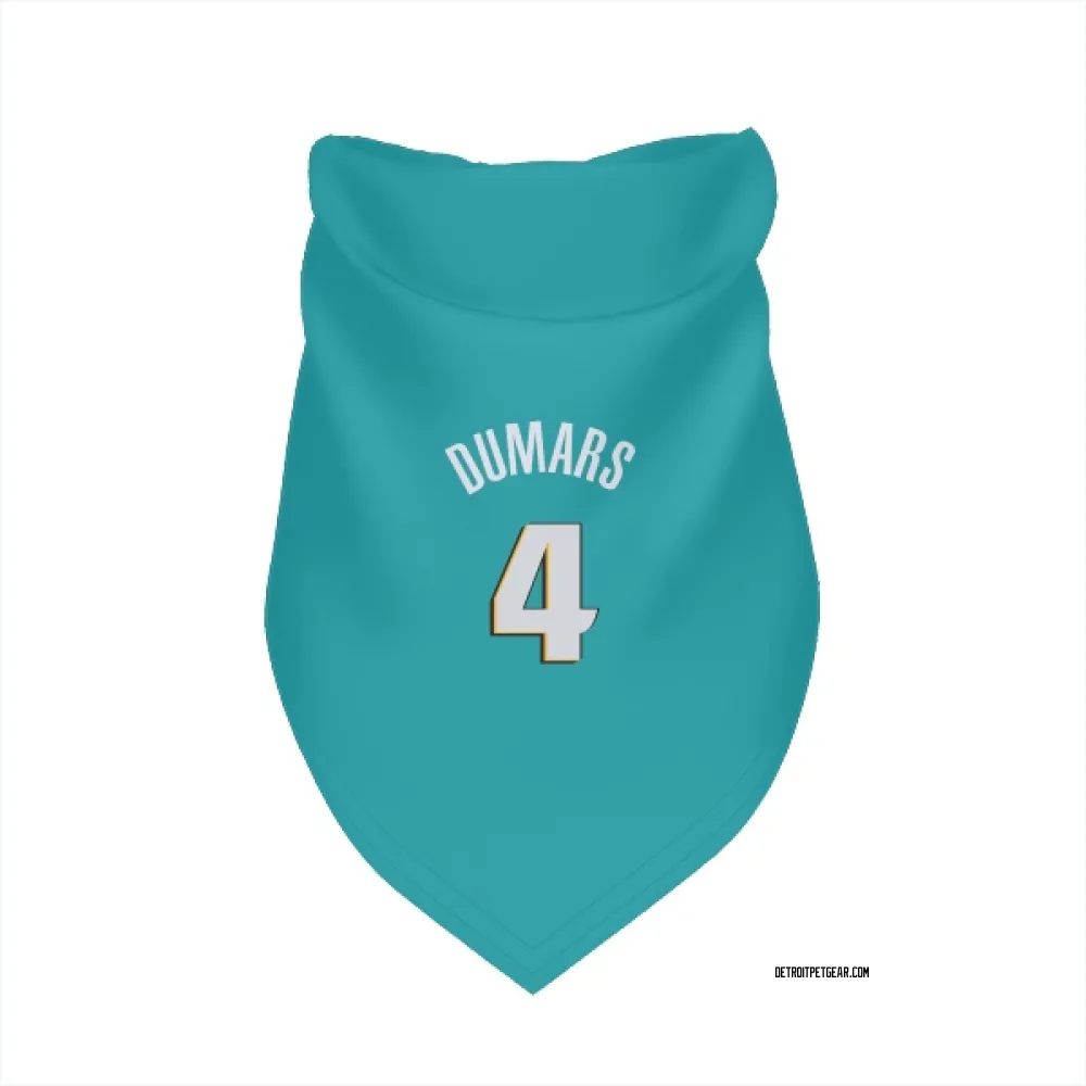 Detroit Pistons Joe Dumars Teal Pet Bandana for Dog & Cat