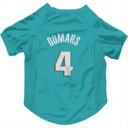 Detroit Pistons Joe Dumars Teal Pet Jersey for Dog & Cat