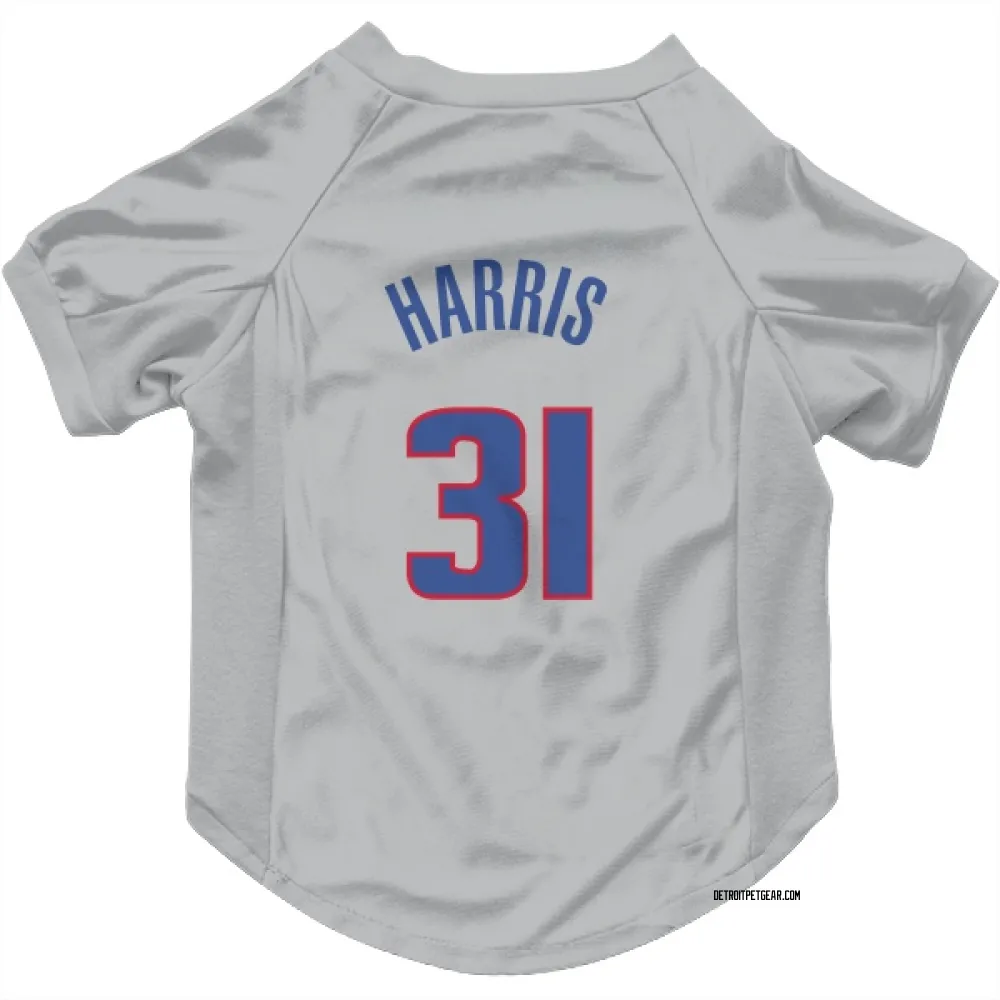 Detroit Pistons Joe Harris Gray Pet Jersey for Dog & Cat